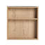 Meuble-lavabo moderne 30 po - Lavabo en céramique, 2 tiroirs à fermeture en douceur, imitation chêne avec tiroirs, fixation murale, céramique