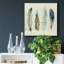 Shiplap Feathers II - impression sur toile tendue-149551059