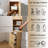 67.7" Tall Freestanding Bathroom Cabinet,Farmhouse Linen Tower Cabinet With Storage For Bathroom, Kitchen, Living Room