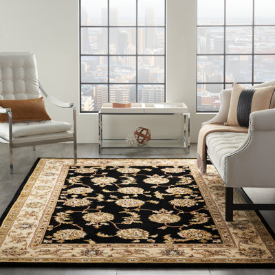 Oberry Silk Oriental Indoor Rug