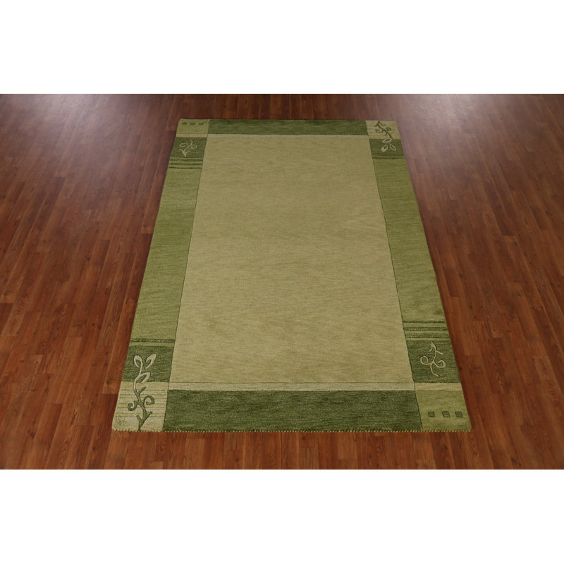Tapis vert Gabbeh