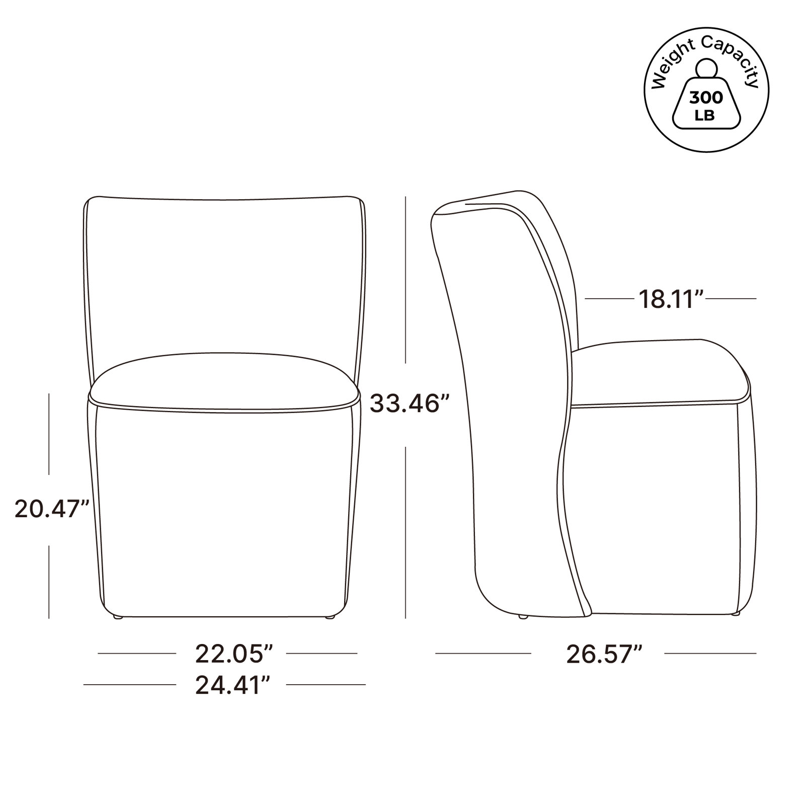 Madie Upholstered Dining Chair, Mustard