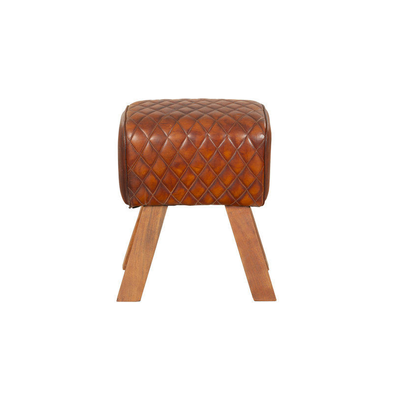 Miesha Solid Wood Accent Stool