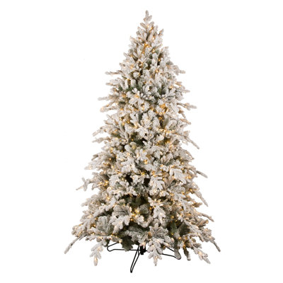 Bavarian Lighted Artificial Christmas Tree