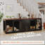 Dalayza Wood Pet Furniture Style Crate with 2 Doors-984047261