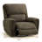 26.4" Seat Width Oversized Swivel Rocker Power Recliner Chair, Fabric-1893714238