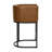 26" Counter Height Bar Stools, Faux Leather Barrel Counter Chairs -1695636040
