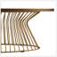 Table basse en bois avec structure en métal-442876735