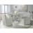 Armond Round Glass Top Metal Base Dining Table