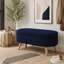 Banc de rangement avec repose-pieds ovale-62776089