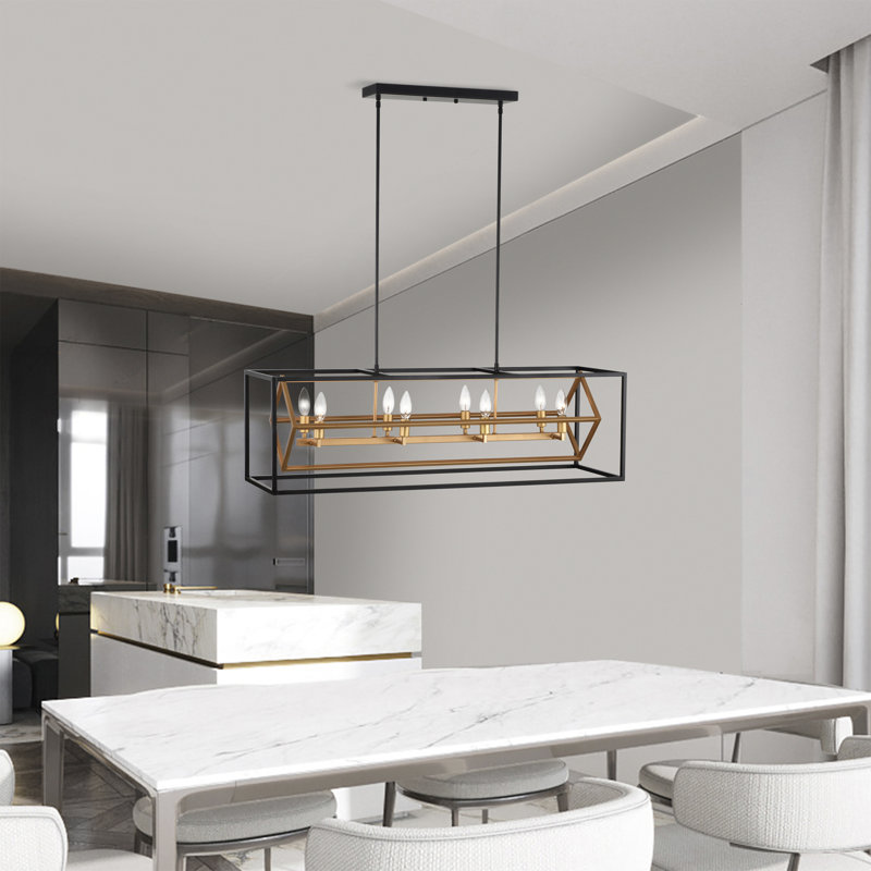 8 - Light LED Kitchen Island Pendant