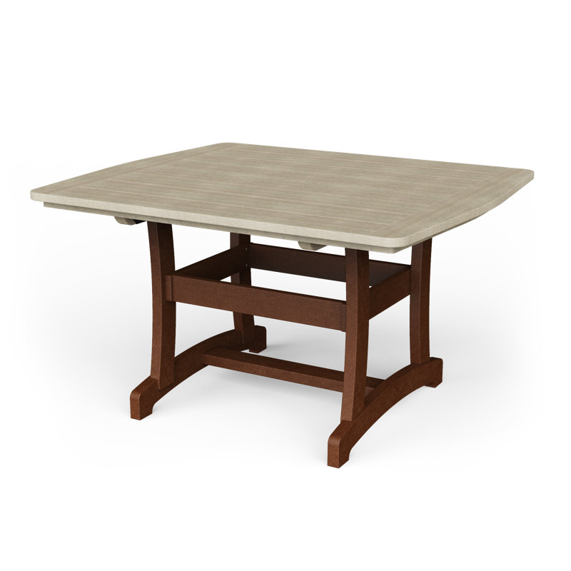 Table de salle à manger Stella, H 30 po x l 53 po x P 45 po, Bois de bouleau / brun Tudor