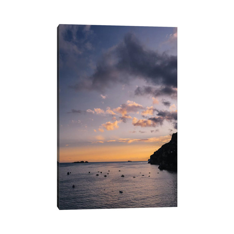 Amalfi Coast Sunset II by Bethany Young - Print on Canvas, Wrapped Canvas, 101.6cm H x 66.04cm W x 1.91cm D