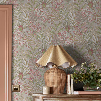 Graham & Brown Vendura Weave Navy Wallpaper