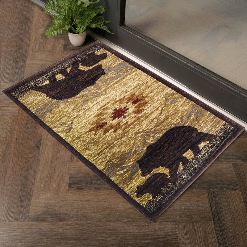 7 Ft. 10 In. X 10 Ft. 3 In. Lodge Area Rug, Rectangle 7'10" x 10'3"