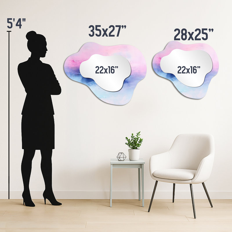 Miroir mural Minimalist, 27" x 35"