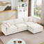 Canapé modulaire en L avec repose-pieds amovible-2117238831