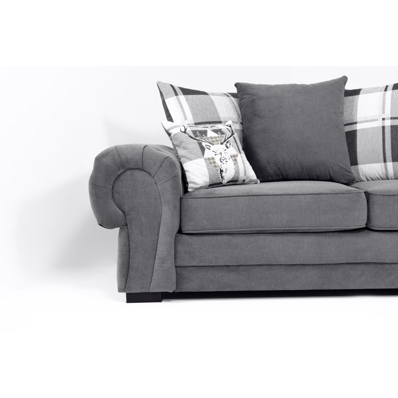 Franciscan 2 - Piece Living Room Set, Dark Grey