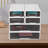 Office Stackable Storage Box With 6 Drawers-White-666290053