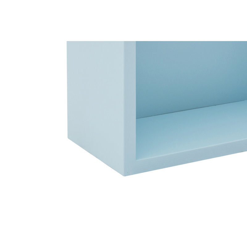 Alecto 80cm H x 40cm W Cube Bookcase, Blue