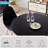 5-Piece Round Dining Table Set for 4, 35.5” Kitchen Table with Chairs, Solid Wood Legs, Plastic Seats, Black-32835134-32835210-19293707