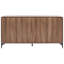 4 Door Sideboard COWELL Dark Brown