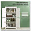 Armoire de salle de bain blanche avec portes de grange Farmhouse-1080245456