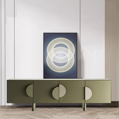 Simple modern paint cream air TV cabinet TV Stand