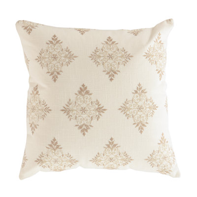 100% Cotton Throw Pillow