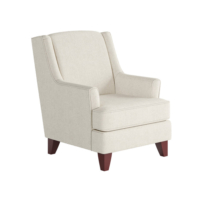 Venton Upholstered Accent Chair, Sugarshack Glacier Polyester