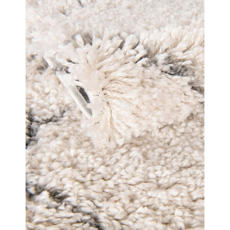 Fenn Ivory Area Rug, Round 4'1"