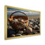 Plage, collage sur toile