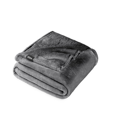 Bare Home Microplush Fleece Blanket - Fuzzy, Warm, Bed/Throw Blanket