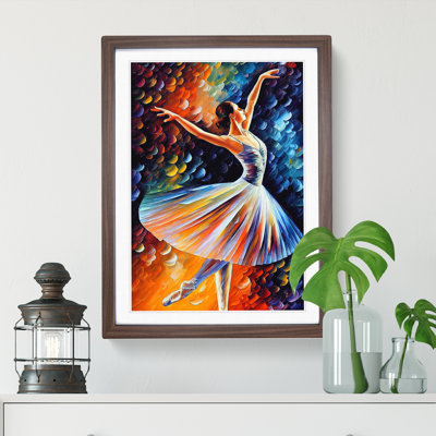Ballerina Dancer No.2 1 Piece Single Picture Frame Painting