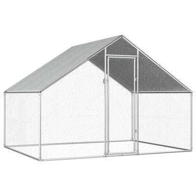 Cage à poules avec cage en acier galvanisé