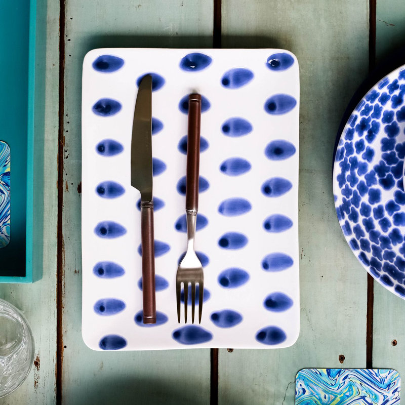 Santorini Ceramic Platter