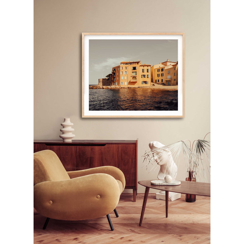 St. Tropez Apartments- Picture Frame Photograph On Paper, Natural, 29.5" H x 35.5" W