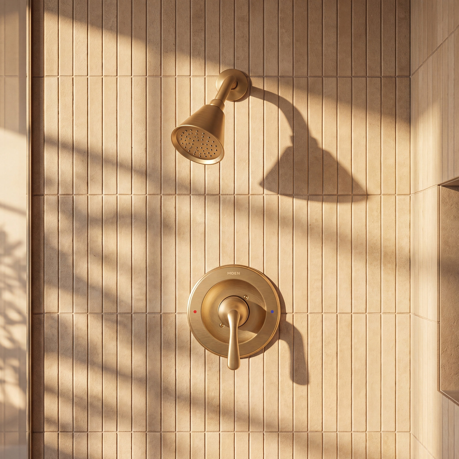 Align Eco-Performance Posi-Temp Shower Trim Kit, Brushed Gold