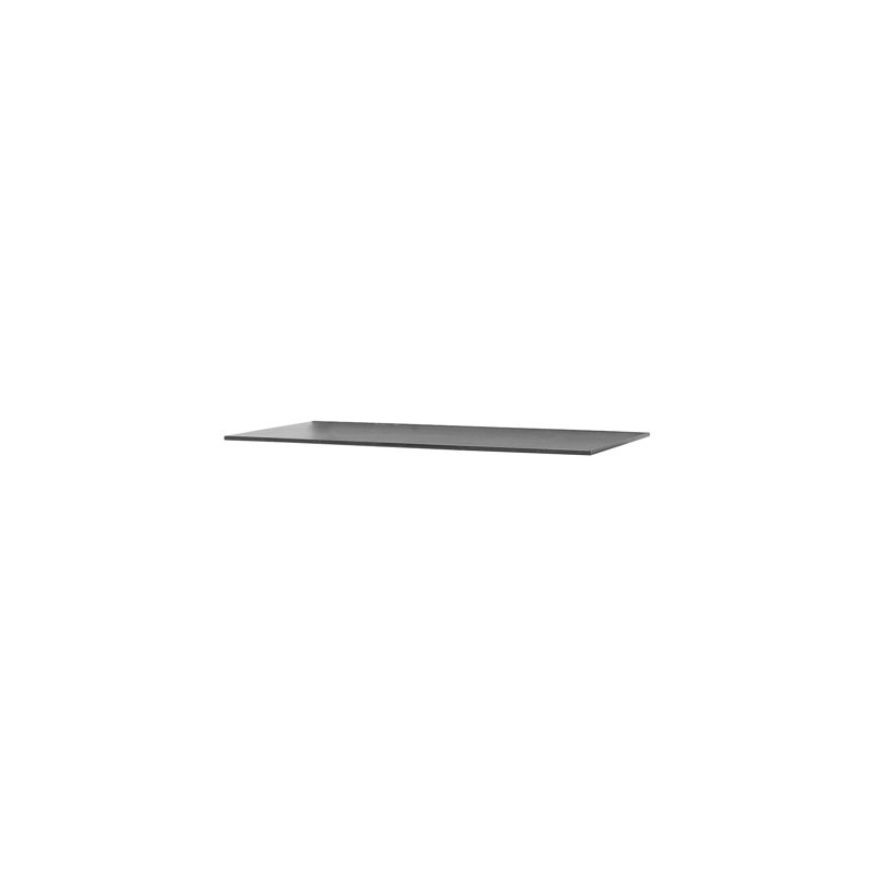 Drop Kitchen Module Single Included 2 Shelves - Lava Gray/Black