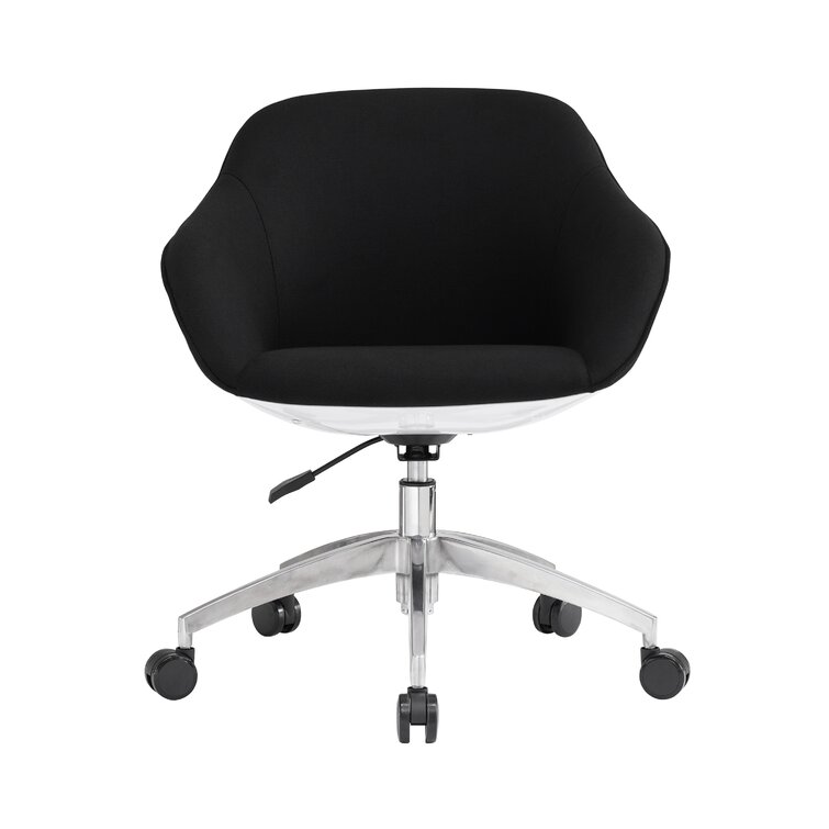 Ergonomic Executive Chair Latitude Run Upholstery Color: Black