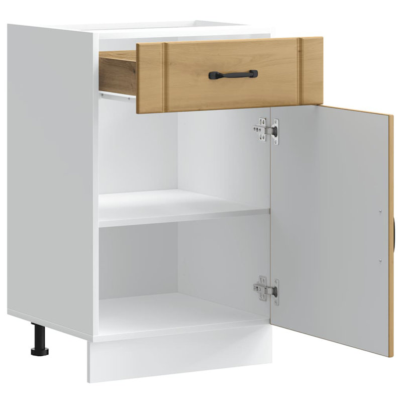 Kitchen Base Cabinet Lucca Engineered Wood, Artisan Oak