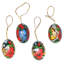 Ornements en bois eden monarch (lot de 4)