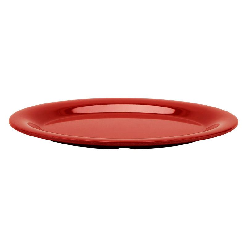 GET Plateau de service ovale en mélamine OP-610-MIX, Multicolore, H 1 po x L 9,75 po x l 7,25 po
