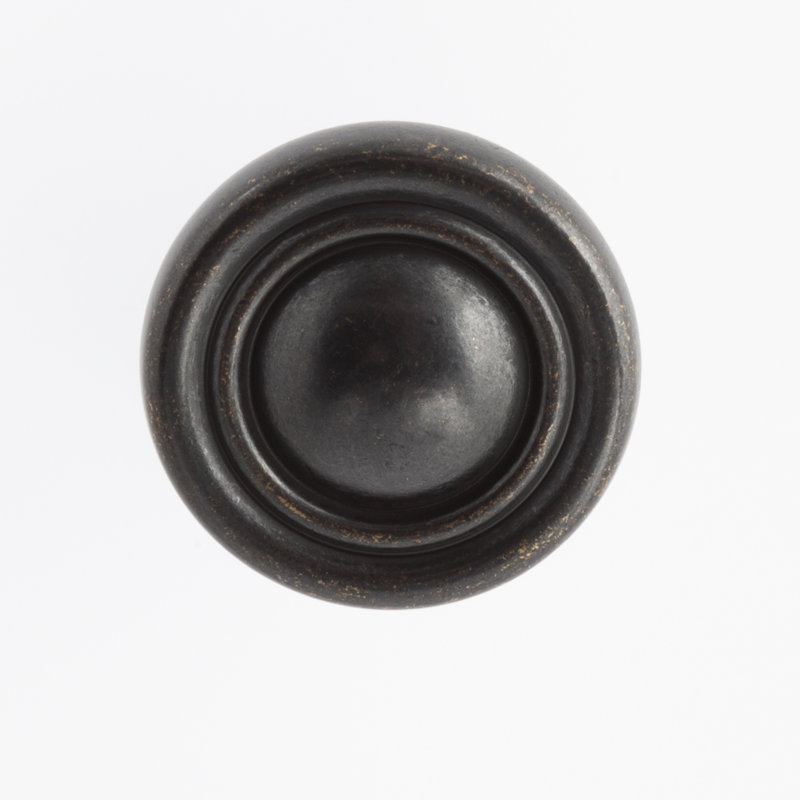 Poignée ronde classique en laiton antique de 1-1 / 4 po Classic