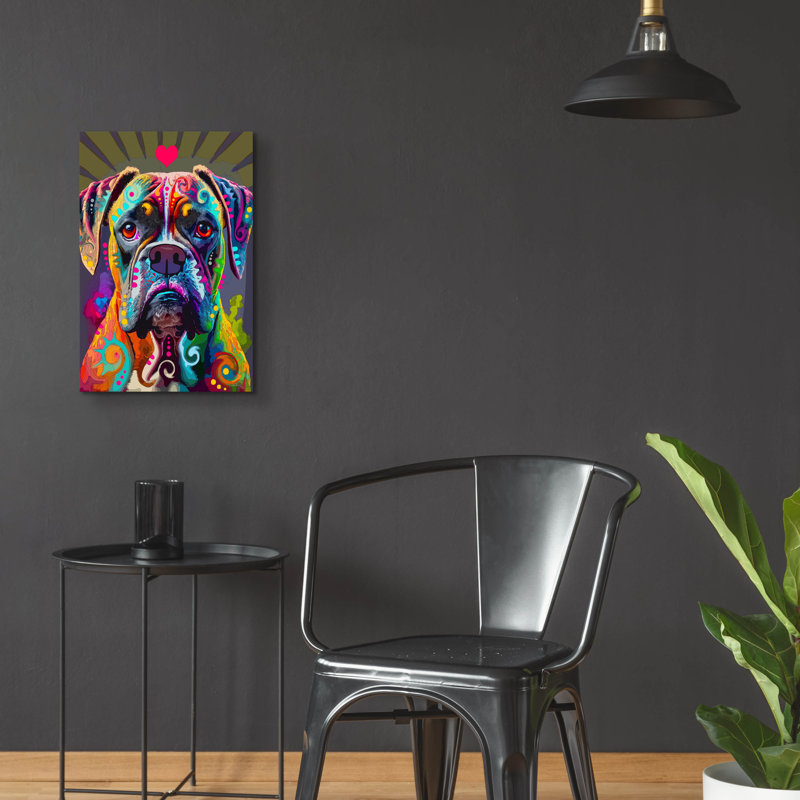 «Boxer» par Dean Russo, H 24 po x l 16 po x P 0,2 po