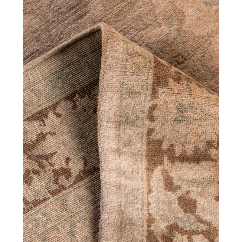 Overdyed One-of-a-Kind 4' 2" X 6' 5" Hand Knotted Area Rug