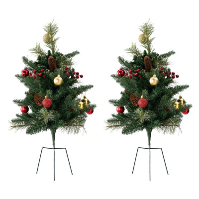 2.13' H Artificial Pine Christmas Tree