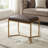 Ramel Faux Leather Ottoman