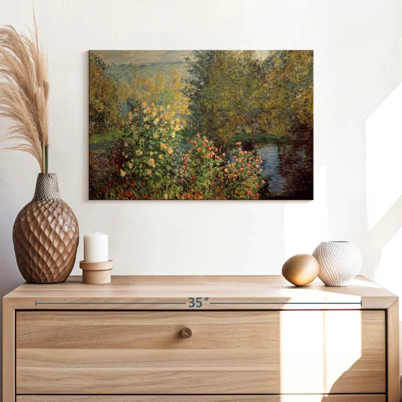 Senne Le jardin de la famille Hoschede, H 16 po x l 24 po