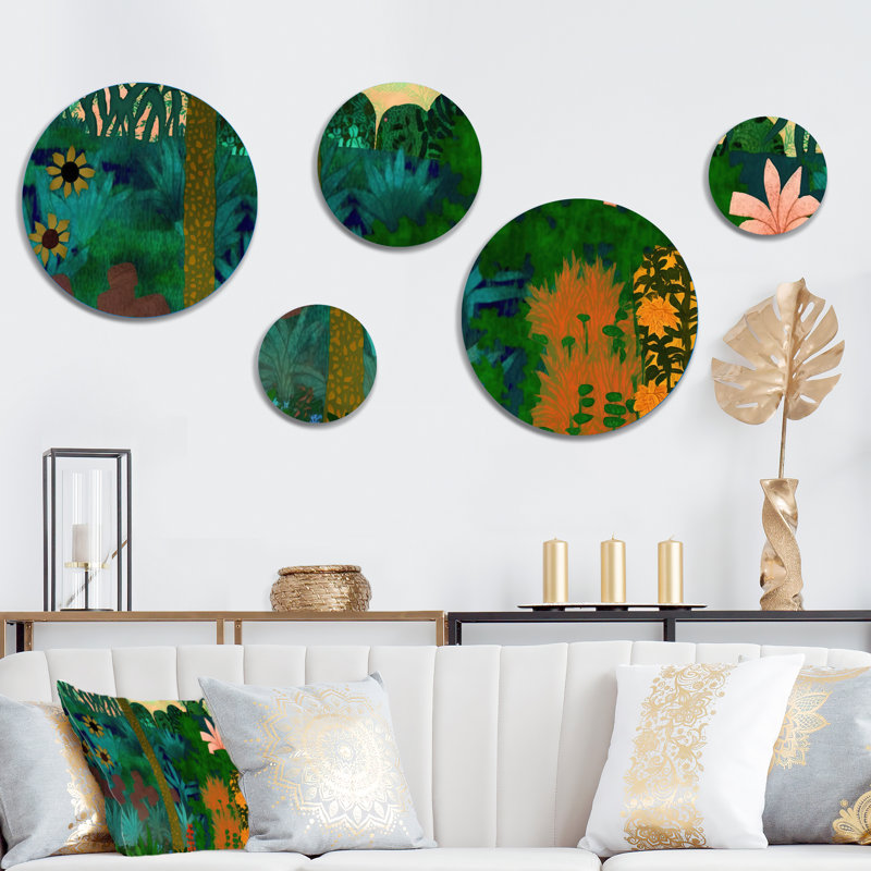 Plants & Flowers Wall Decor on Metal